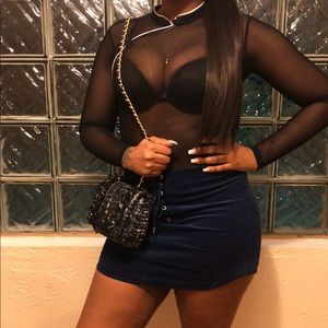 Blue Jean Handbag/ Very Chanel Like/ One of a kind